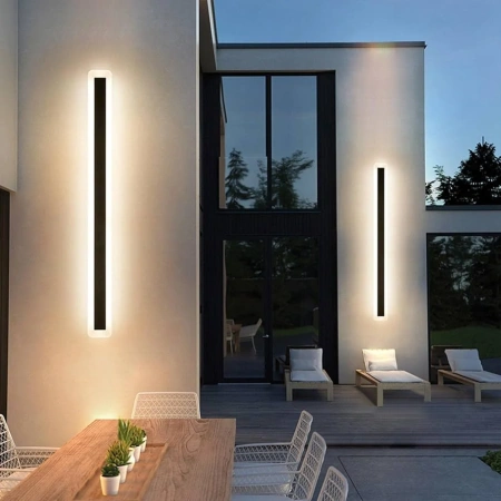 Wall light Equator 150 LED 40W 3K IP65 BLK