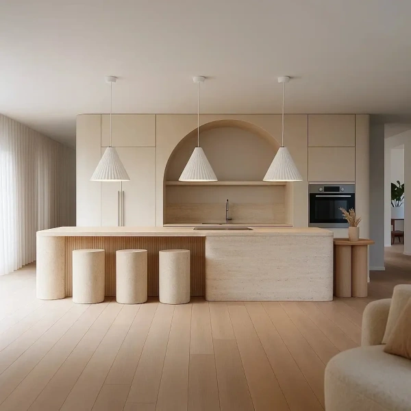 Pendant lamp Molten Plaster E27