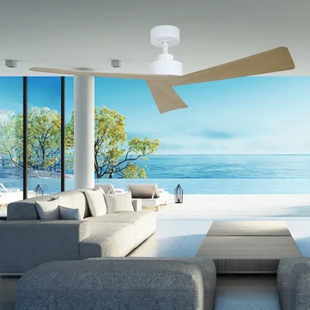 Ceiling Fan Bronte 52 DC - WHT OAK