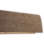 Pendant lamp Arc Travertine L150 3CCT BRS