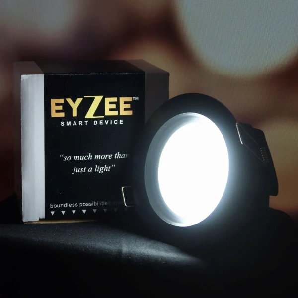 EyZee Smart Downlights Vibrant Ambiance Bezel BLK Zigbee 90mm RGBW