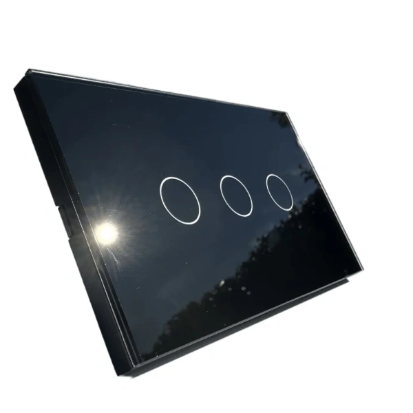 Wall Switch 3 Gang Zigbee Wifi BLK