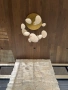 Pendant lamp Miraflores Alabaster Spanish Marble P13 LED 80W CCT Dim BRS