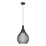 Pendant lamp RAZONI 1 BLK