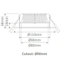 Downlight DECO-13-RND-WHT 20420