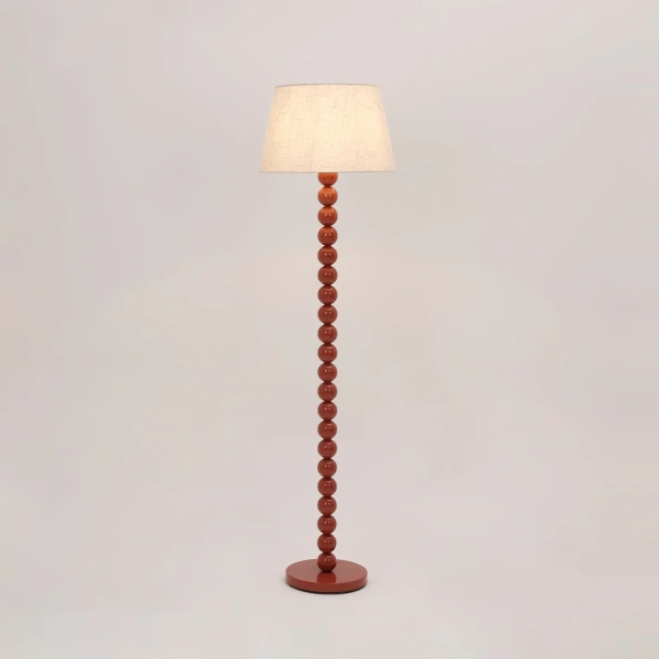 Floor lamp Pearl Orb E27 RUST