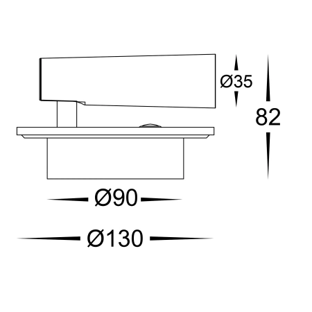 Wall light Lesen WHT LED 2x3W CCT Touch dim