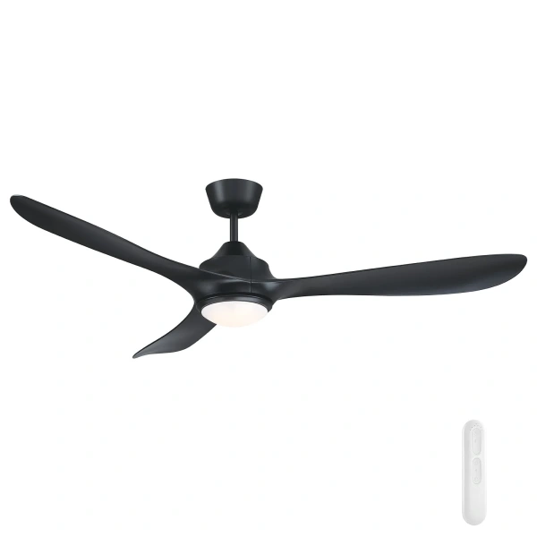 Ceiling fan Juno D56 DC with LED 18W and Remote BL