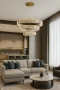 Pendant lamp Crystal Ring 3 GL CCT LED remote
