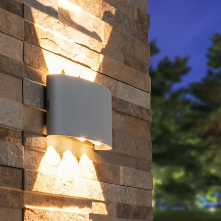 Wall light Maro Up & Down TRICol LED 6W IP54 12V WHT