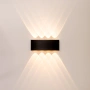 Wall light Maro Up & Down TRICol LED 8W IP54 BLK