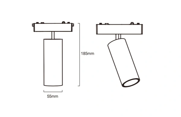 Track Spotlight Z3015-18.36.CCT.BK 48V 18W WIFI