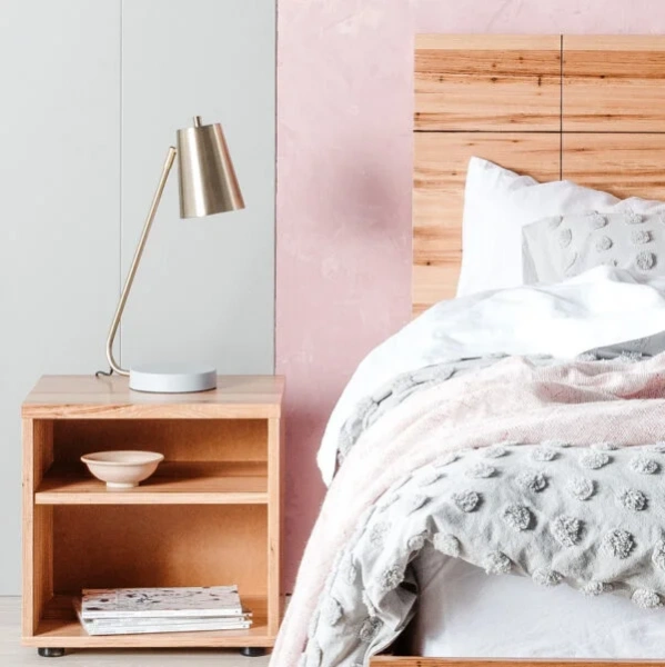 Table lamp Arlen Satin Brass & Satin Grey