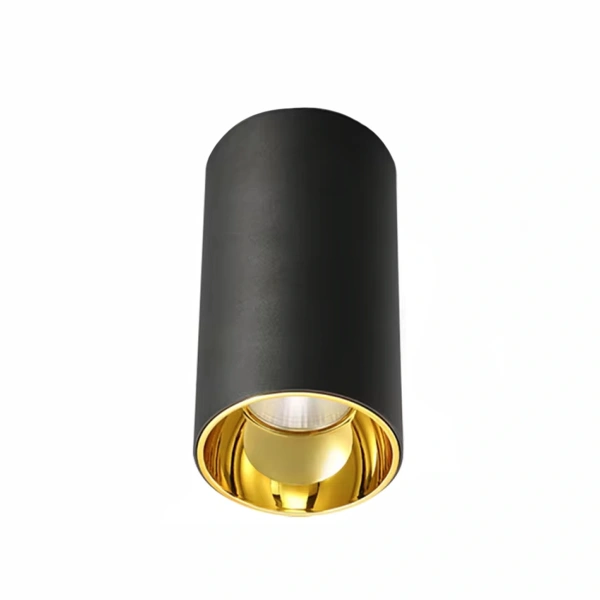 Surface downlight Gold Cylinder ZTUBE-10.75.CCT.BKG LED 10W