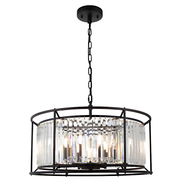 Pendant Light Amelia 8LT E27 BLK