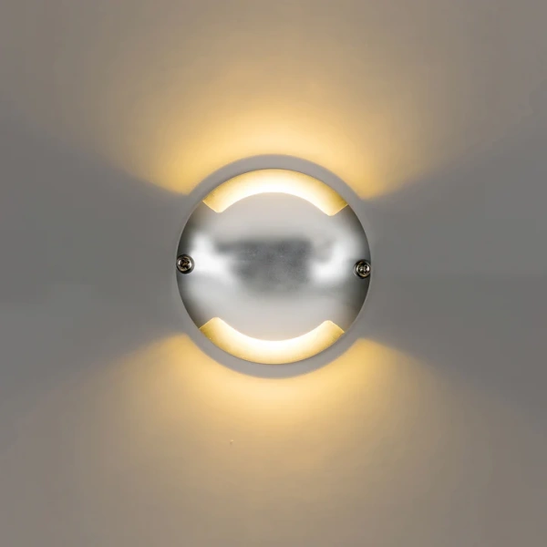 Step Inground light Dome LED 6W 3CCT HV2872T-SLV-12V