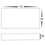 Wall light Essil WHT Up-Down LED HV3648T-WHT IP65