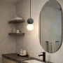 Pendant lamp Noir Terrazzo G9 BL