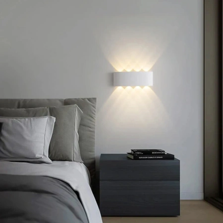 Wall light Maro Up & Down TRICol LED 8W IP54 WHT
