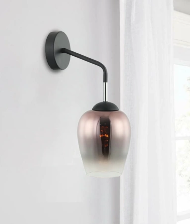 Wall light VINUM2W E27 Wine Glass Shape with Colour Fading