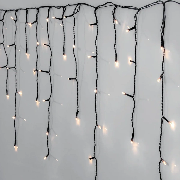 Icicle lights crisp white 12m Icicle lights crisp white 12m