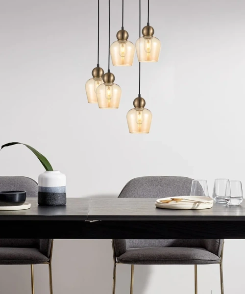 Pendant lamp CHAMPAN1 E27 bronze