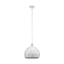 Pendant lamp Roccaforte E27 D30 WHT