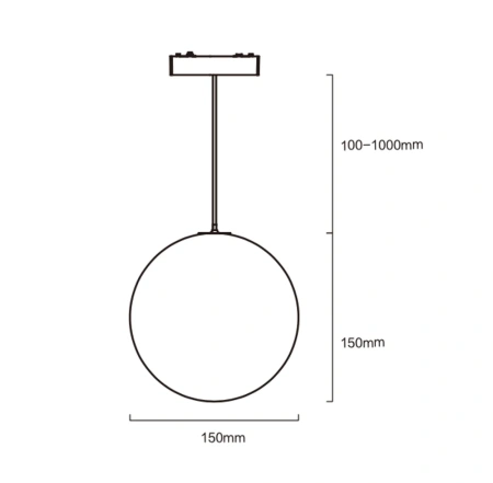 Track EarthS Ball Z3069-6.OP.CCT.BK 48V  6W WIFI