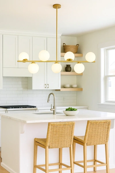 Pendant lamp Charmaine S7 G9 BRS