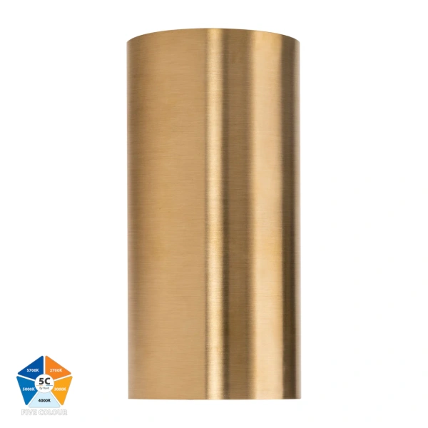 Wall light Aries 5C Colour fixed down LED 6W BRS