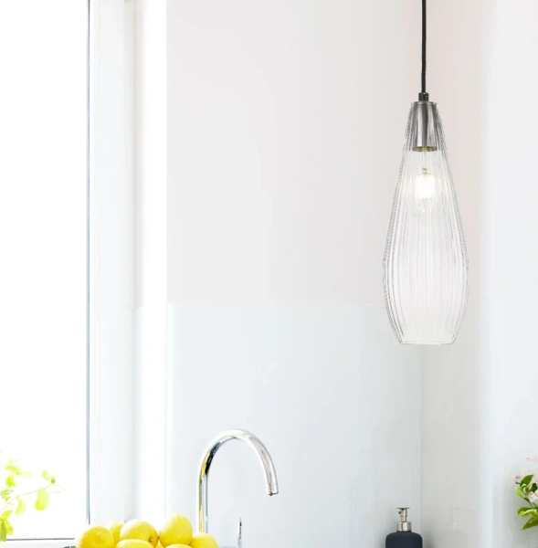 Pendant lamp Elkin 12 E27 D12 CLR