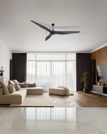 Ceiling fan Century DC with Remote D100 BL