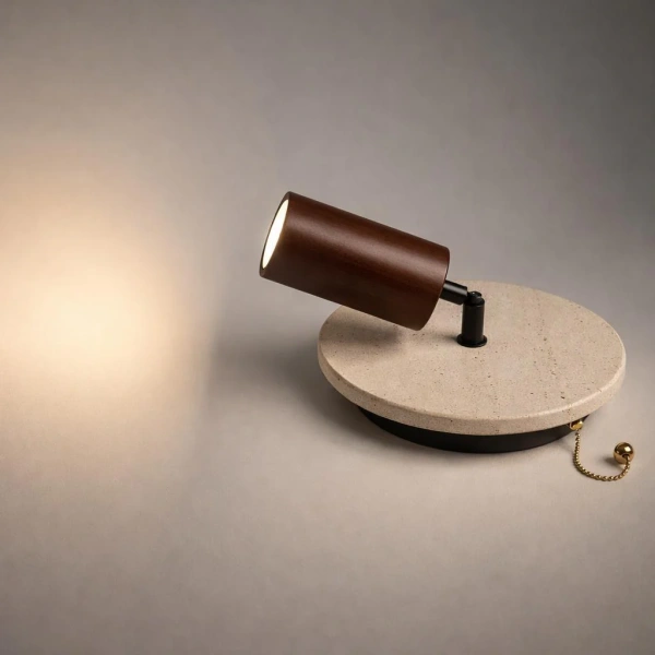 Wall lamp Brim Travertine GU10