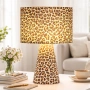 Table lamp Momo Leopard E27 BRW