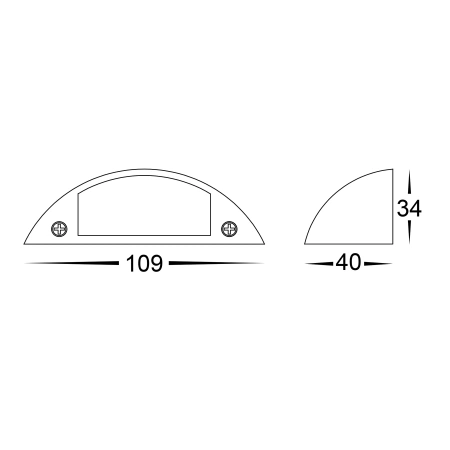 Step light Curva 3W 3CCT LED AB