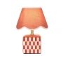 Table lamp Valentina Ceramic E27 Coral