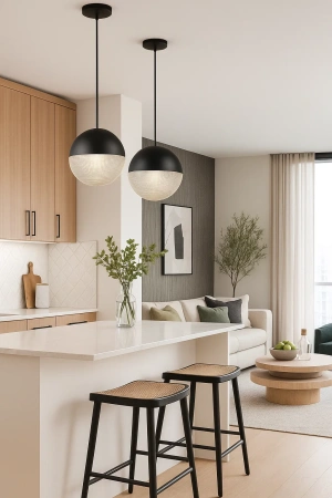Pendant lamp Disco 30 BL