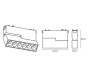 Track Spot Lense Adjustable Z3036-10.24.CCT.BK 48V 10W WIFI