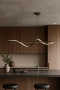 Pendant lamp Famous linear P1 LED 20W 3CCT L1600 BK
