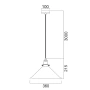 Pendant lamp CEREMA3 – coolie