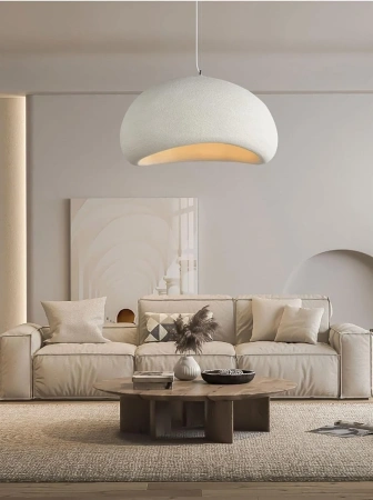 Pendant lamp Emi P45 E27 WHT