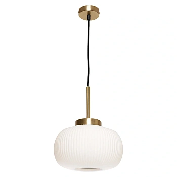 Pendant lamp Hutton 1lt E27 GLD