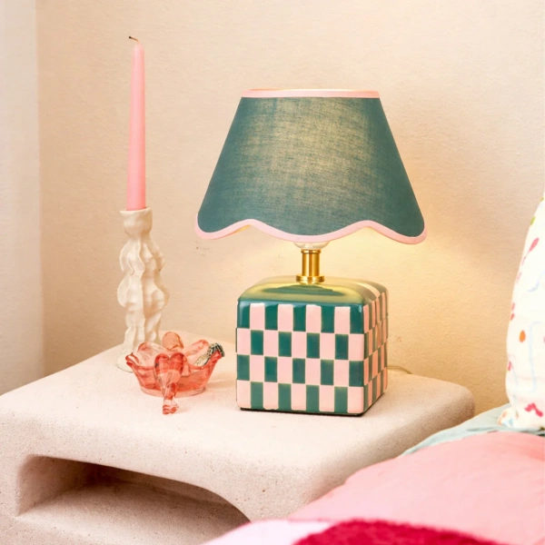 Table lamp Valentina Ceramic E27 Green