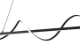 Pendant lamp WILLOW L150 LED 50W BL