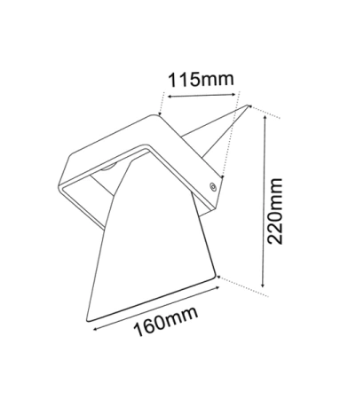 Wall light Davos WH