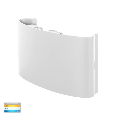 Wall light Maro Up & Down TRICol LED 6W IP54 12V WHT