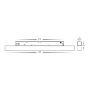 Track opal light HCP-1029204 BK 48V 7W