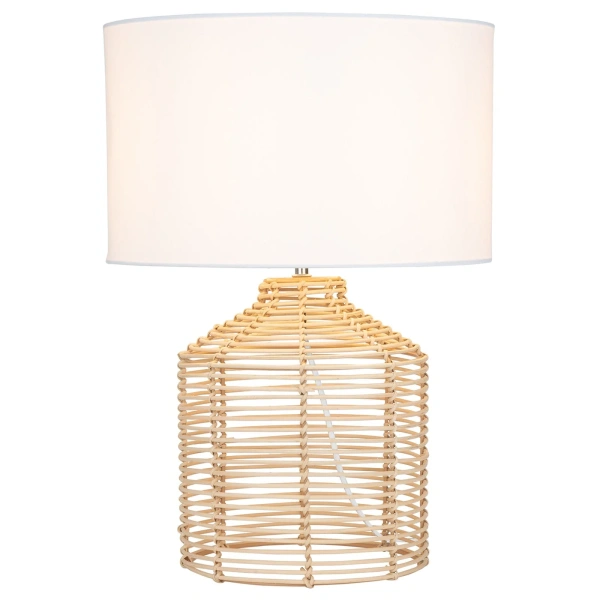 Table lamp Umina Rattan Cage E27 WHT Table lamp Umina Rattan Cage E27 WHT