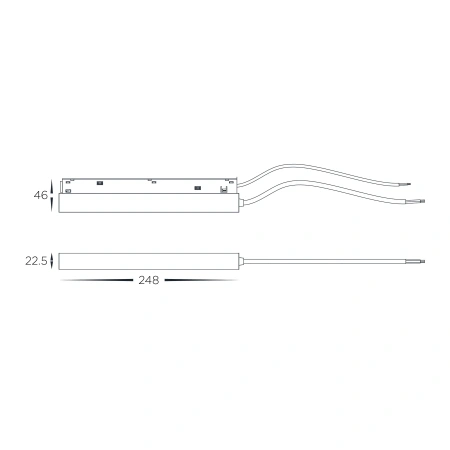 Track internal driver HCP-10291-100W BK 100W 48V