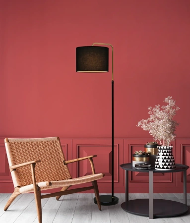 Floor lamp Arriba E27 BLK